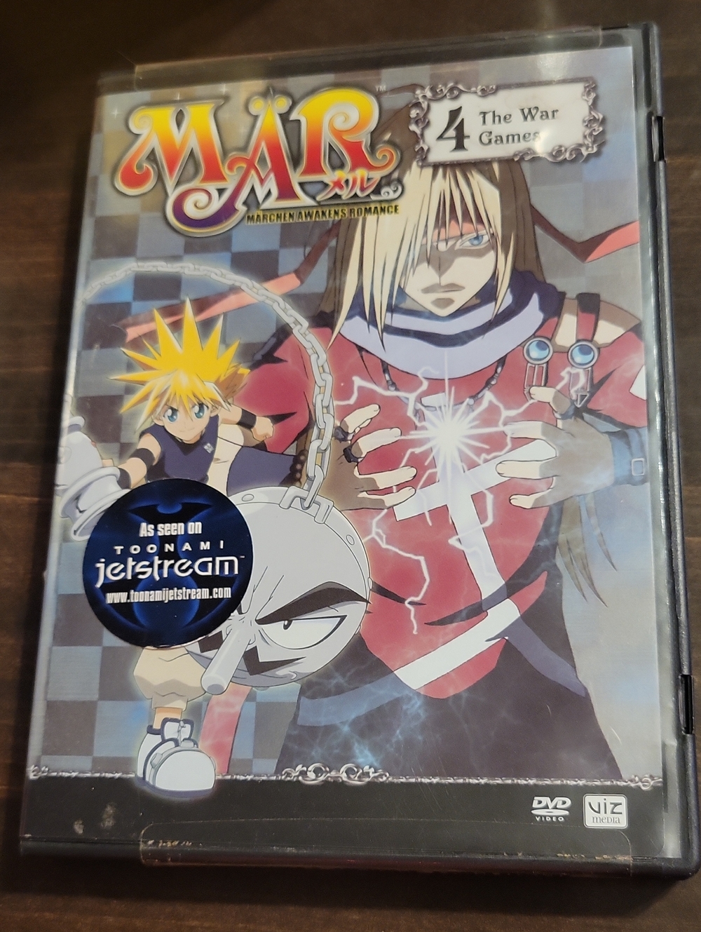MAR: The War Games Vol. 4 Anime DVD - Red/Cream Cover